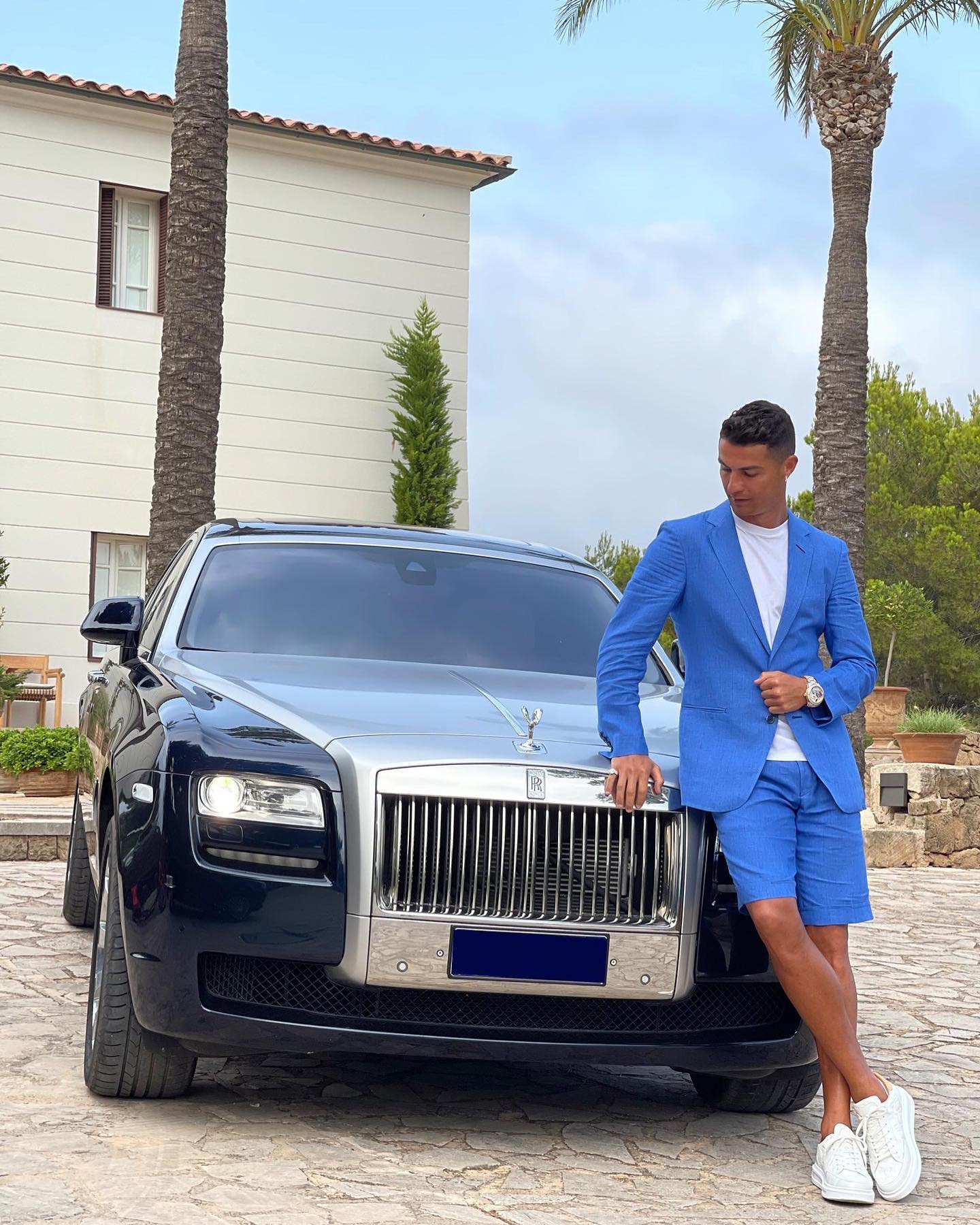 Ronaldo and his Rolls-Royce