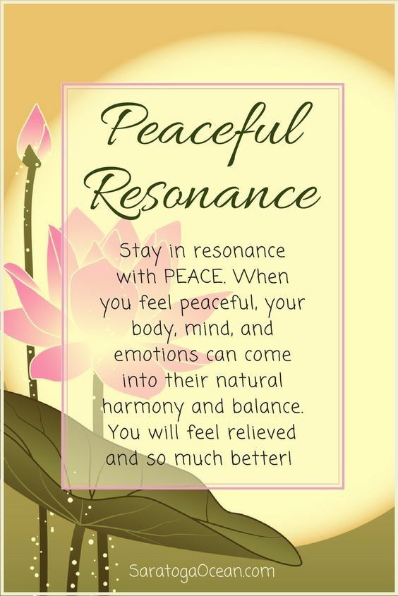 Peaceful Resonance