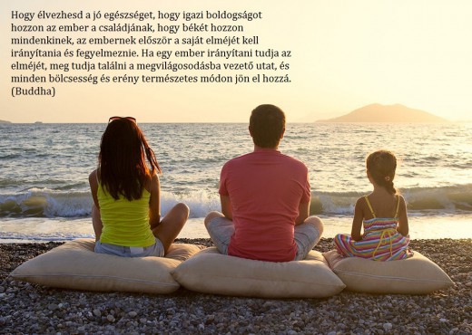 family-meditating
