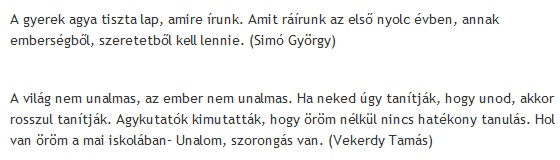 a-gyerek-agya-tiszta-lap--amit-rairunk-az-elso-nyolc-evben--annak-embersegbol--szeretetbol-kell-lennie---tanits-erdekesen