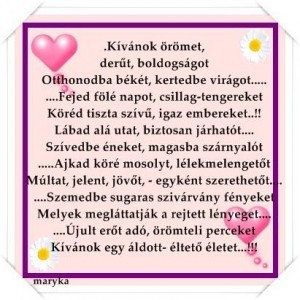 Kívánok...